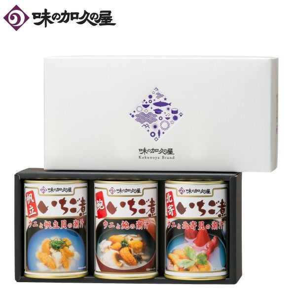 味の加久の屋　いちご煮 415g缶 8缶セット　うに　あわび　お吸い物 楽天市場】送料無料 味の加久の屋 いちご煮415g ×3缶 青森県八戸市名