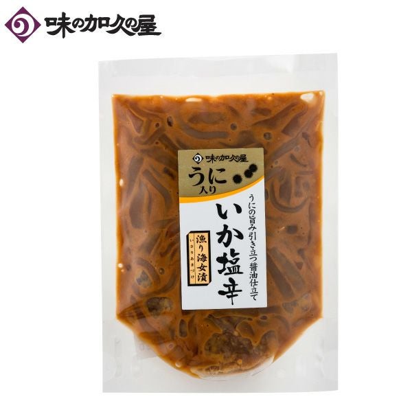 うに入り いか塩辛【漁り海女漬】100g ＜冷凍クール便＞ | いちご煮