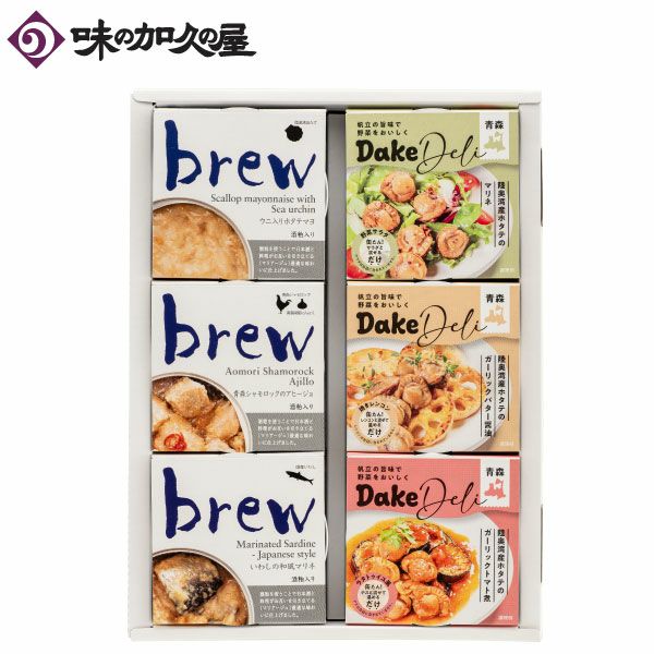 青森ギフト6缶セット（化粧箱）【送料無料】 | いちご煮ドットコム 味